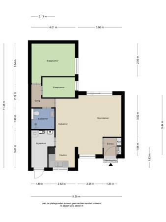 Floorplan - Roefstraat 17, 6051 LS Maasbracht